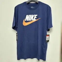 新品⭐️Nike メンズTシャツ ネイビーＬ　タグ付き