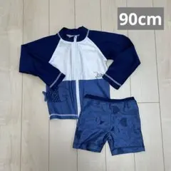 水着・ラッシュガードセット（魚柄）