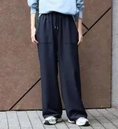 美品 ジャーナルスタンダードレリューム フィルムストライプイージーパンツ 36