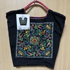 刺繍バッグ エコバッグ