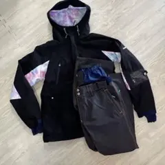 スノーボードウェア 上下セット レディース 9号 WM デニム風