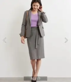 グリーンレーベル　[手洗い可能/キープウォーム] D タイト スカート