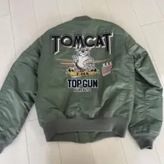 極美品　AVIREX ma-1 フライトジャケット トムキャット Ｌ