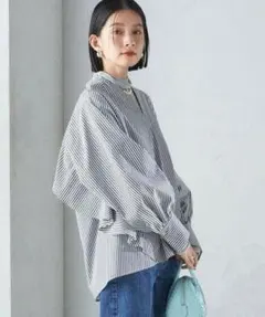 美品【アーバンリサーチドアーズ】洗練カシュクール☆リボン結び 