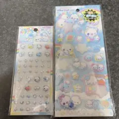 ぷくぷくあわわちゃん　ドロップブロックシール　タイルシール　ピカプニシール　蓄光