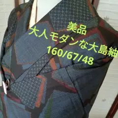 5979美品 湖のような色 結城紬 単衣 - メルカリ