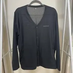 モンベル WIC.カーディガン ブラック Lサイズ #1114683