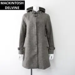 ✨美品✨MACKINTOSH DELVINE コート　フーディ　千鳥格子