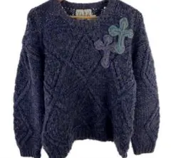 Y.A.R.N 90's Motif Knit CROSS-PATCH 23SS Y.A.R.N 90's Motif Knit