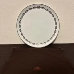 エルメス シェーヌダンクル プラチナ オーバルプレート ディナー