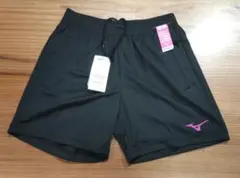 新品　ミズノ　MIZUNO　バレーボールハーフパンツ　レディースXL　黒　匿名