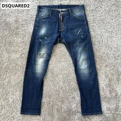 DSQUARED2 フロントジップ スキニーデニム Rider jean 46