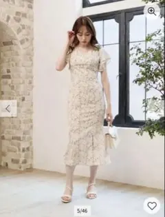 LIP SERVICE カシュクールマーメイドラインワンピース Sサイズ