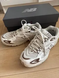 New Balance 723 ホワイト/ブラウン