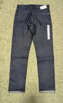 新品　ユニクロ　セルビッチデニム　スリムフィット31インチ　丈長め83cm　赤耳