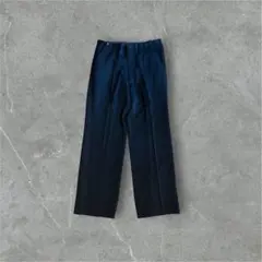 【美品】00's vintageブラックスラックスパンツタック入りアジャスター付のサムネイル