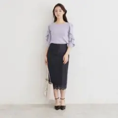 Arpege story レースタイトスカート - メルカリ