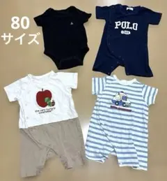 【美品】80cm 半袖ロンパース バースデイ ベビー服まとめ売りGAP