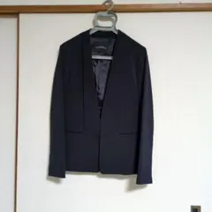 【値下げ】UNITEDARROWSGREENLABEL ノーカラーJK 紺 36