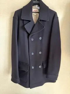 Brooks Brothers ネイビー ダブルブレスト ピーコート Lのサムネイル