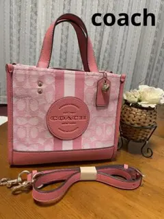 COACH コーチ　デンプシートートバッグ 2way シグネチャー