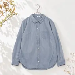 ギャップ GAP デニム風シャツ カジュアル コットン 100% 9335♡