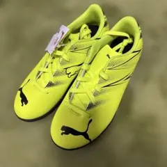 ど*い様 PUMA サッカーシューズ　スニーカー　イエロー　22cm キッズ　k