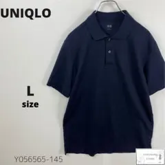 訳有 UNIQLO ユニクロ ドライカノコポロシャツ Tシャツ コットン混 万能