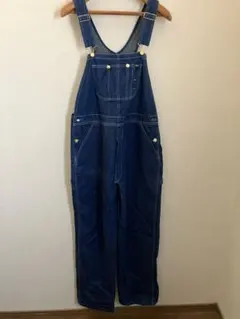 90s KEY　オーバーオール　濃紺デニムoveralls vintage