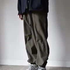 FLISTFIA Nylon Track Pants Smoke Olive