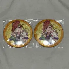 シャニマス　有栖川夏葉　缶バッジ 2点セット　ナムコ