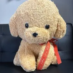 【新品】Lovely Puppy ぬいぐるみ 犬 ベージュ　トイプードル45cm