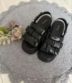【新品】RIIIKA sandal可愛すぎ厚底サンダル♡New, unusedのサムネイル