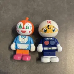 アンパンマンブロックラボ ロールパンナちゃん ドキンちゃん スイング 人形