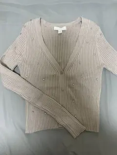 H&M レディース　トップス　カーディガン　ラメ　エイチアンドエム　キラキラ