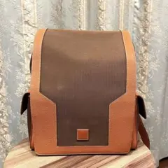 ✨希少✨dunhill ダンヒル リュック バッグパック 本革 キャンバス 茶色のサムネイル