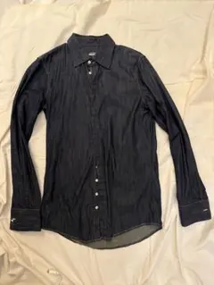 DSQUARED2 ディースクエアード　ダークブルー　デニムシャツ48