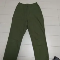 Samansa Mos2 ワークパンツ オリーブグリーン サイズF