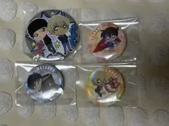 名探偵コナン　缶バッジ4個　江戸川コナン　安室透　松田陣平　赤井秀一