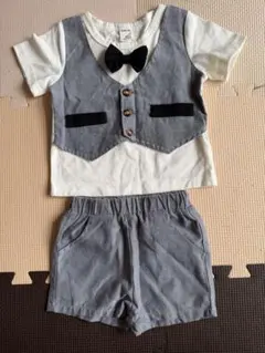セレモニースーツ ベストとショートパンツセット 70-75cm