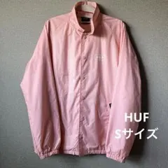 HUF ハフ　ピンクナイロンジャケット コーチジャケット レア00s 90sのサムネイル