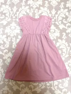 apres les cours ピンク ノースリーブワンピース 110㎝