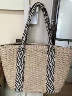 groveかごバッグ　かごトート　 　内ポケット付き　未使用に近い❗️