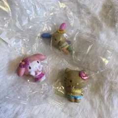 【新品未開封】サンリオみんなでバカンスフィギュア　3種セット