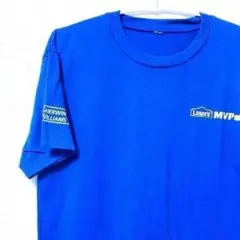 【訳あり】ヴィンテージ　古着　メンズ　ブルー　プリント　LOWE'S MVPs