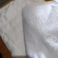 コットン フラット、サッカーシーツ シングルw2枚set