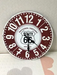ルート66 アナログ時計 直径30cm