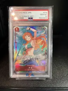 【PSA10】ナミ R パラレル OP01-016 ロマドン　psa10