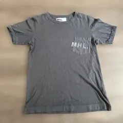 値下げ‼️MHL. ポケットTシャツ メンズ　グレー Sサイズ 日本製のサムネイル