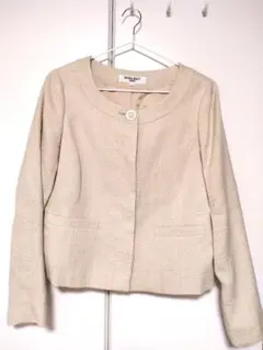 ナチュラルビューティーベーシック　ノーカラージャケット　Ｌ